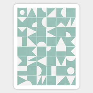 My Favorite Geometric Patterns No.16 - Light Blue Magnet